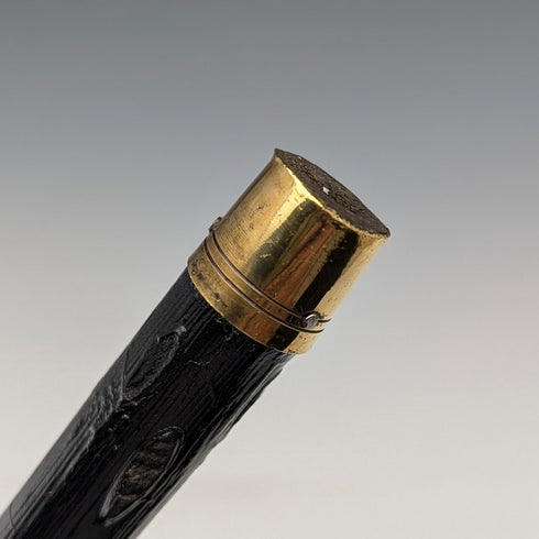 英国ヴィンテージ 紳士用 L字ハンドル ブランブルシャフト ステッキ 杖 91cm